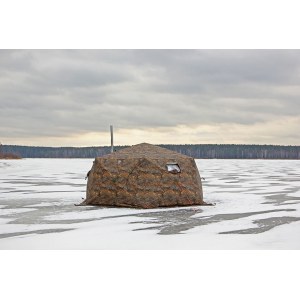 Мобильная баня Берег Куб Гексагон (однослойная)