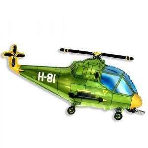 Фольгированный шар Вертолет 39 дюйм